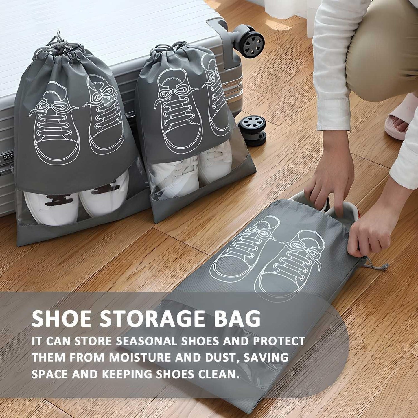 Portable Travel Dust-Proof Shoe Bags