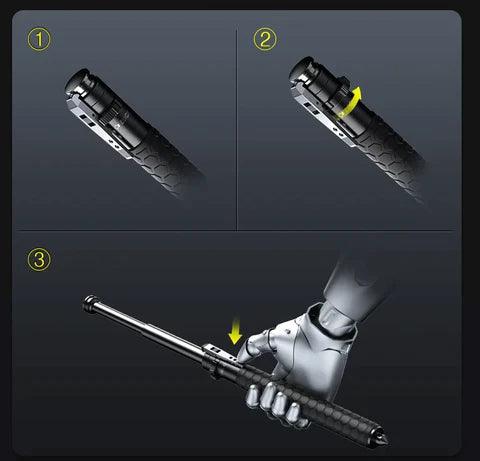 Self Defence Tactical Rod (Heavy Metal and Extendable)